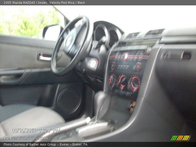 Velocity Red Mica / Black 2005 Mazda MAZDA3 i Sedan