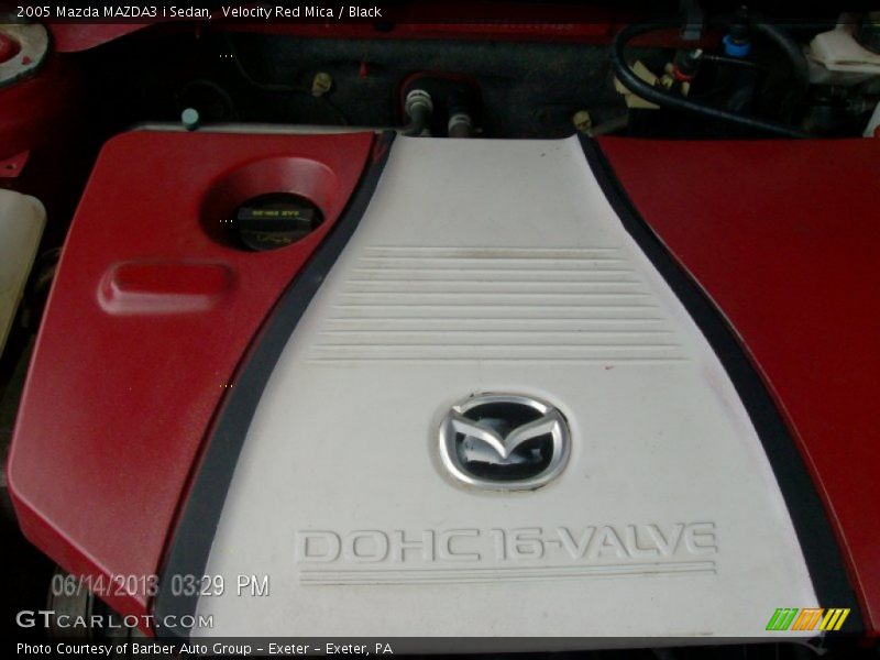 Velocity Red Mica / Black 2005 Mazda MAZDA3 i Sedan