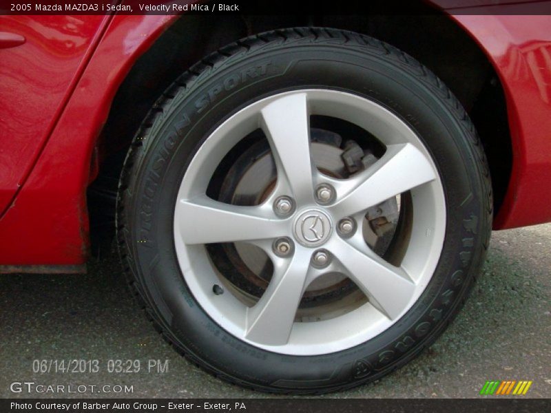 Velocity Red Mica / Black 2005 Mazda MAZDA3 i Sedan