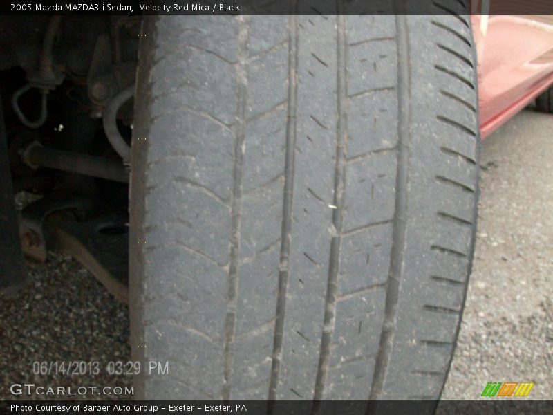 Velocity Red Mica / Black 2005 Mazda MAZDA3 i Sedan