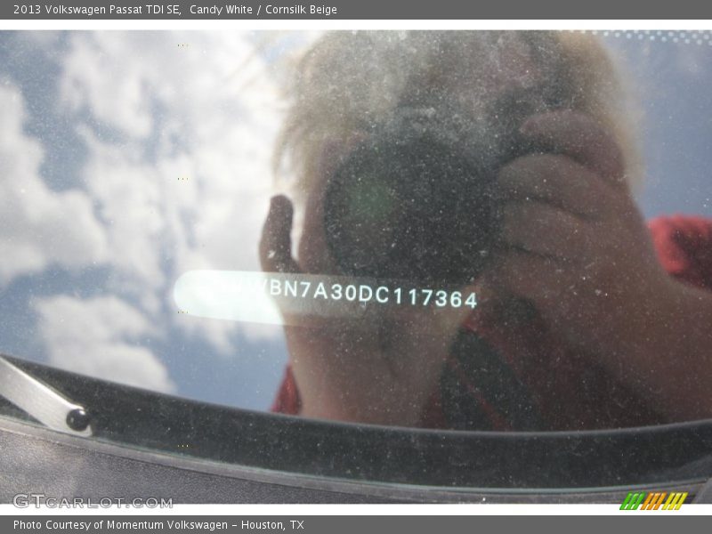 Candy White / Cornsilk Beige 2013 Volkswagen Passat TDI SE