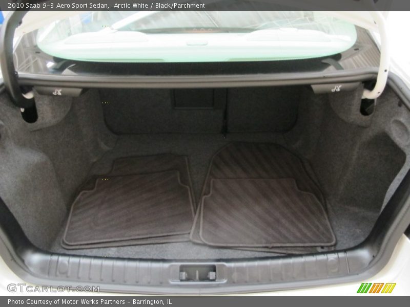 Arctic White / Black/Parchment 2010 Saab 9-3 Aero Sport Sedan