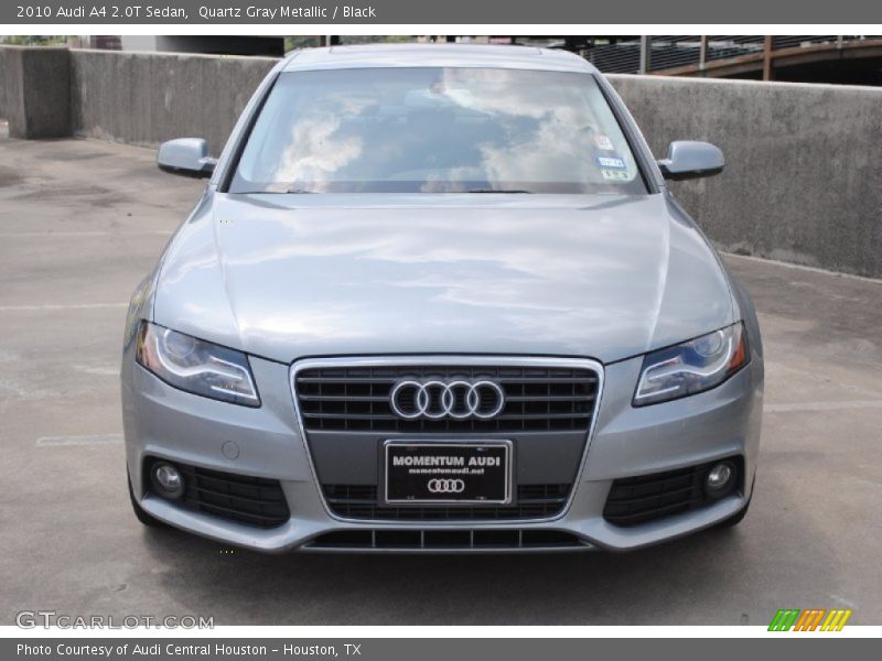 Quartz Gray Metallic / Black 2010 Audi A4 2.0T Sedan