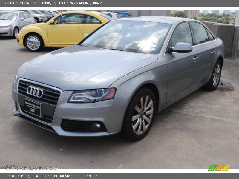 Quartz Gray Metallic / Black 2010 Audi A4 2.0T Sedan