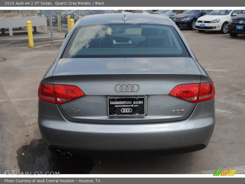 Quartz Gray Metallic / Black 2010 Audi A4 2.0T Sedan