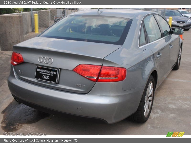 Quartz Gray Metallic / Black 2010 Audi A4 2.0T Sedan