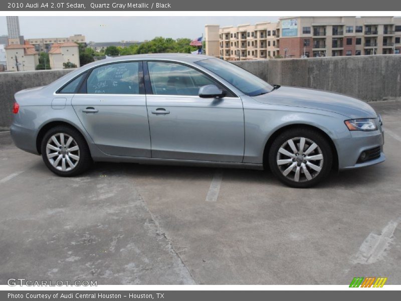 Quartz Gray Metallic / Black 2010 Audi A4 2.0T Sedan