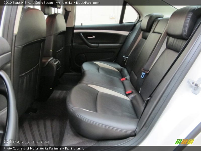 Rear Seat of 2010 9-3 Aero Sport Sedan