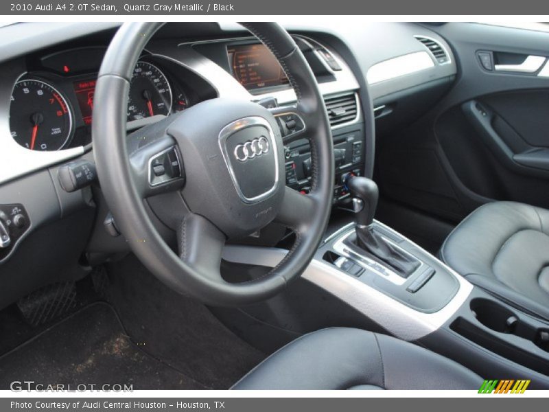 Quartz Gray Metallic / Black 2010 Audi A4 2.0T Sedan