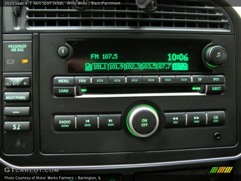 Controls of 2010 9-3 Aero Sport Sedan