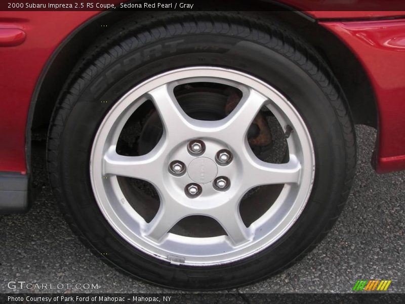 Sedona Red Pearl / Gray 2000 Subaru Impreza 2.5 RS Coupe