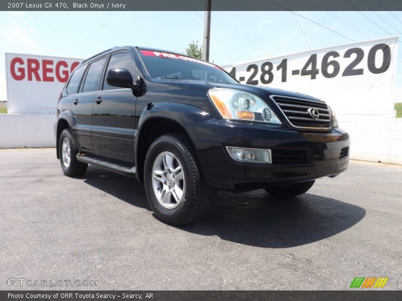 Black Onyx / Ivory 2007 Lexus GX 470