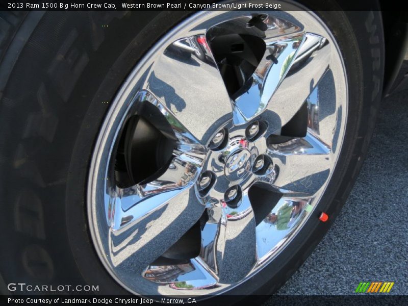 Western Brown Pearl / Canyon Brown/Light Frost Beige 2013 Ram 1500 Big Horn Crew Cab