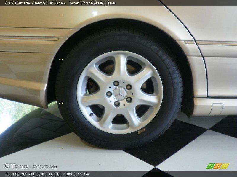 Desert Silver Metallic / Java 2002 Mercedes-Benz S 500 Sedan
