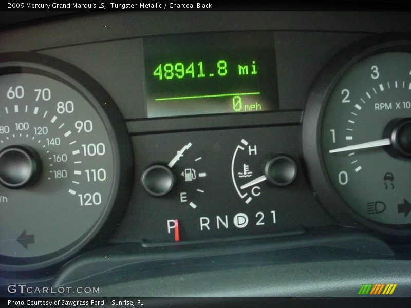 Tungsten Metallic / Charcoal Black 2006 Mercury Grand Marquis LS