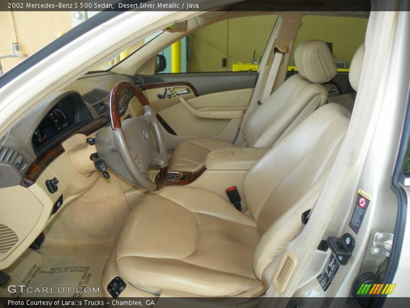 Desert Silver Metallic / Java 2002 Mercedes-Benz S 500 Sedan