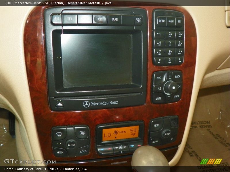 Desert Silver Metallic / Java 2002 Mercedes-Benz S 500 Sedan