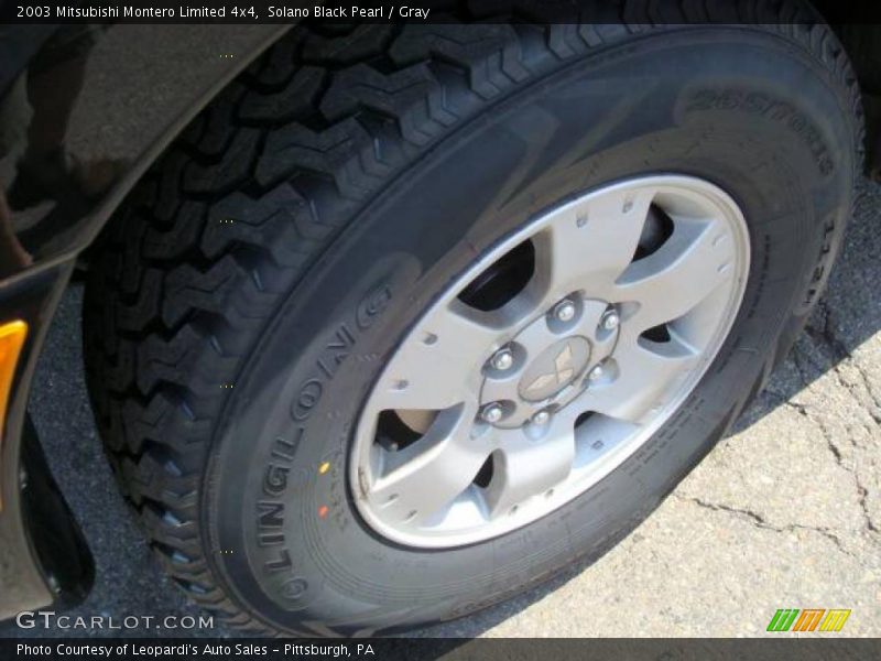 Solano Black Pearl / Gray 2003 Mitsubishi Montero Limited 4x4