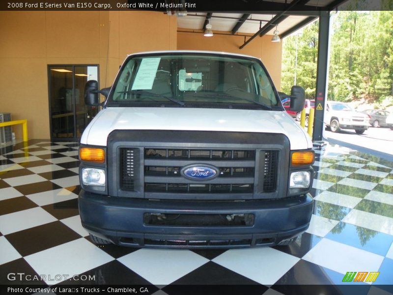 Oxford White / Medium Flint 2008 Ford E Series Van E150 Cargo