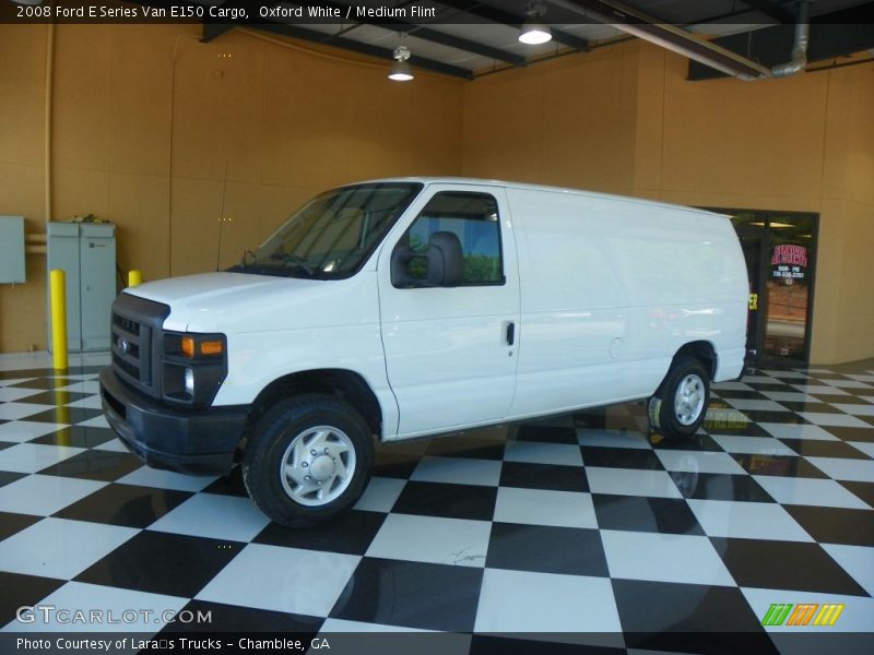 Oxford White / Medium Flint 2008 Ford E Series Van E150 Cargo