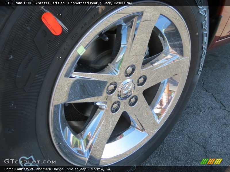 Copperhead Pearl / Black/Diesel Gray 2013 Ram 1500 Express Quad Cab