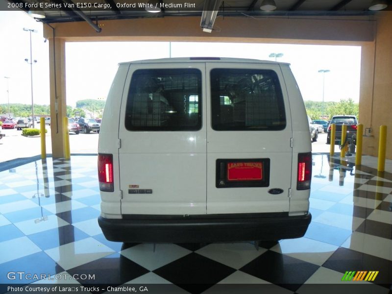 Oxford White / Medium Flint 2008 Ford E Series Van E150 Cargo