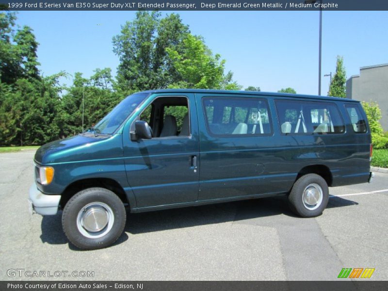  1999 E Series Van E350 Super Duty XLT Extended Passenger Deep Emerald Green Metallic