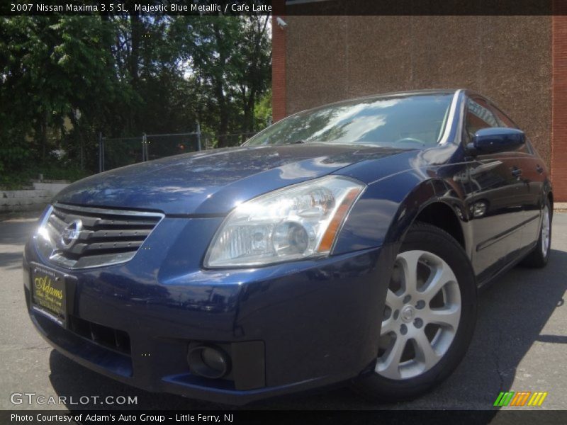 Majestic Blue Metallic / Cafe Latte 2007 Nissan Maxima 3.5 SL