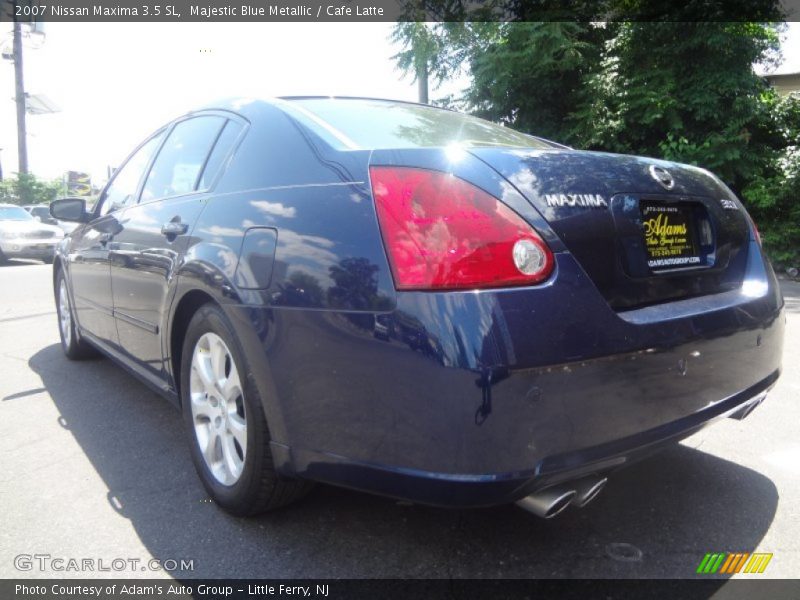 Majestic Blue Metallic / Cafe Latte 2007 Nissan Maxima 3.5 SL