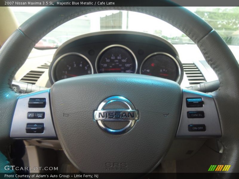 Majestic Blue Metallic / Cafe Latte 2007 Nissan Maxima 3.5 SL