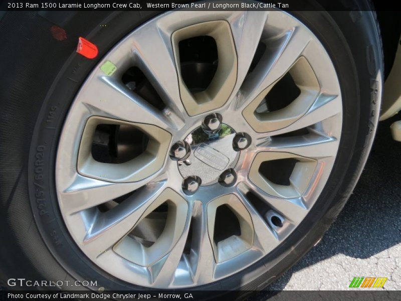 Western Brown Pearl / Longhorn Black/Cattle Tan 2013 Ram 1500 Laramie Longhorn Crew Cab