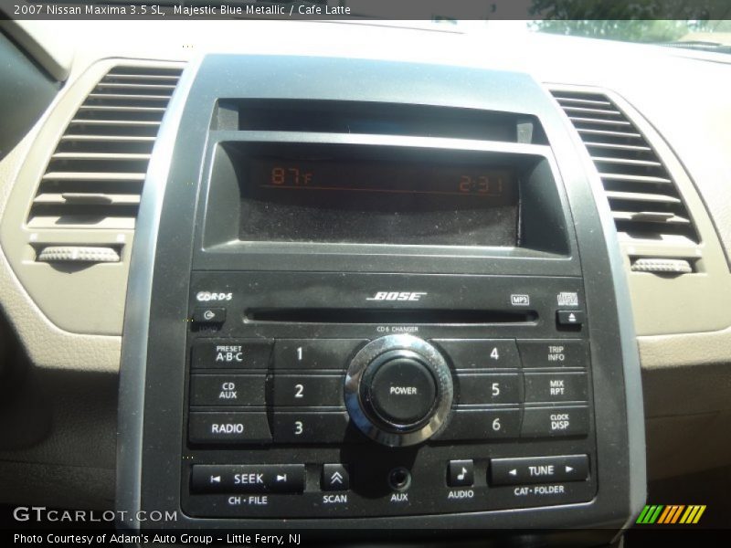 Majestic Blue Metallic / Cafe Latte 2007 Nissan Maxima 3.5 SL
