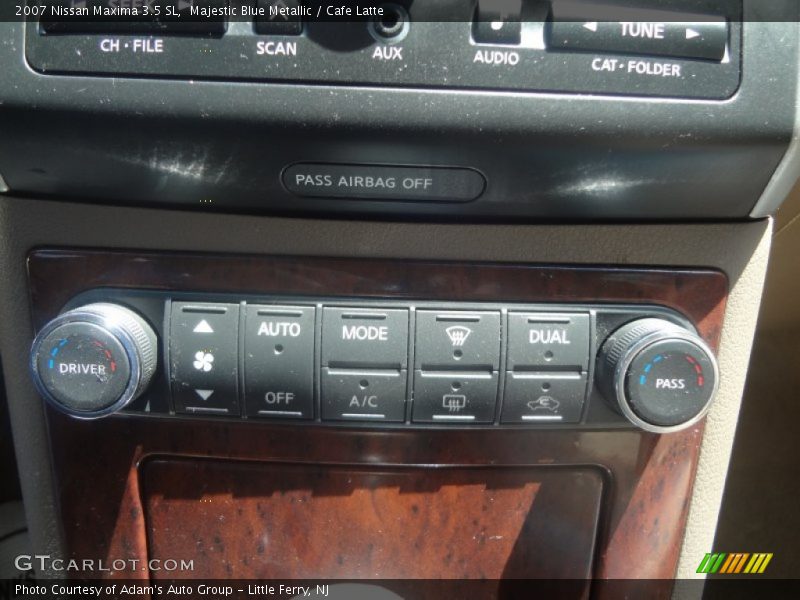 Majestic Blue Metallic / Cafe Latte 2007 Nissan Maxima 3.5 SL