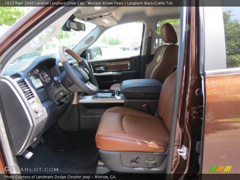 Western Brown Pearl / Longhorn Black/Cattle Tan 2013 Ram 1500 Laramie Longhorn Crew Cab