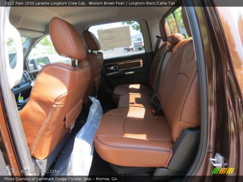Western Brown Pearl / Longhorn Black/Cattle Tan 2013 Ram 1500 Laramie Longhorn Crew Cab
