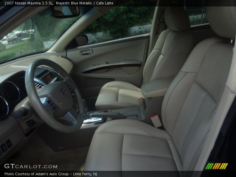 Majestic Blue Metallic / Cafe Latte 2007 Nissan Maxima 3.5 SL