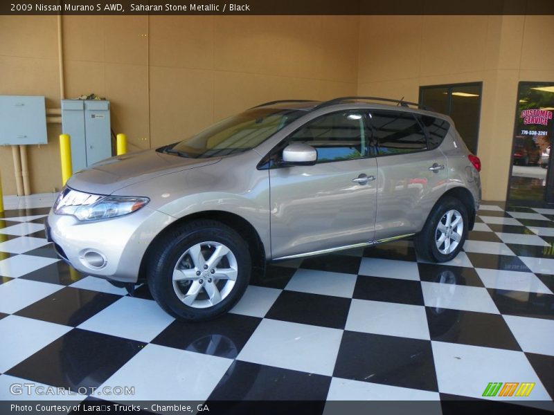 Saharan Stone Metallic / Black 2009 Nissan Murano S AWD