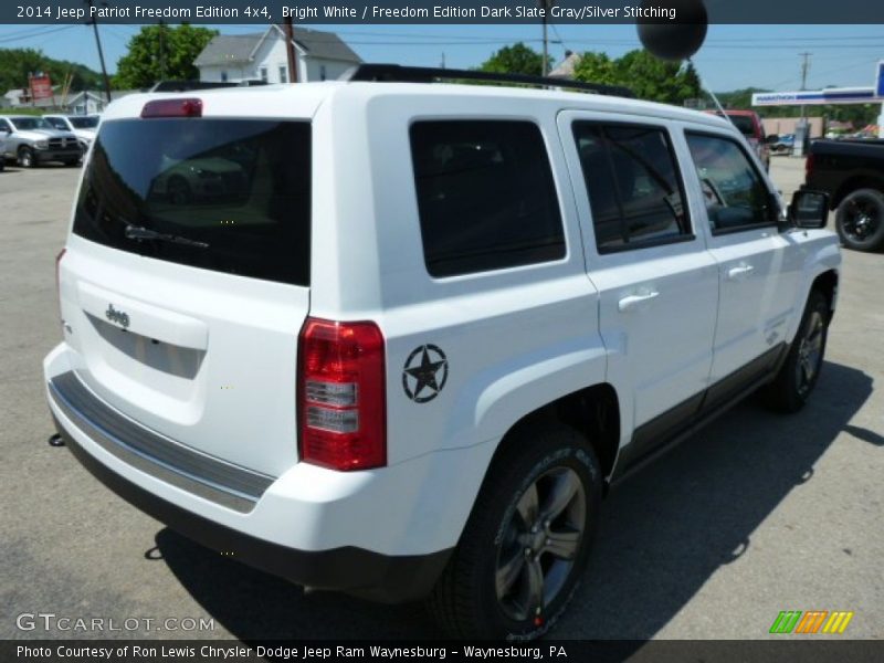 Bright White / Freedom Edition Dark Slate Gray/Silver Stitching 2014 Jeep Patriot Freedom Edition 4x4