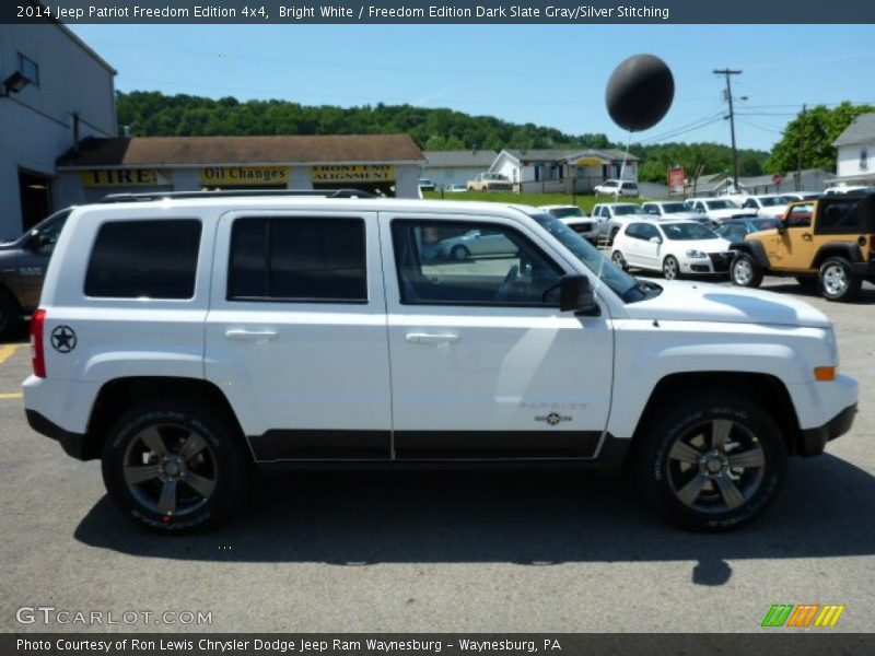 Bright White / Freedom Edition Dark Slate Gray/Silver Stitching 2014 Jeep Patriot Freedom Edition 4x4