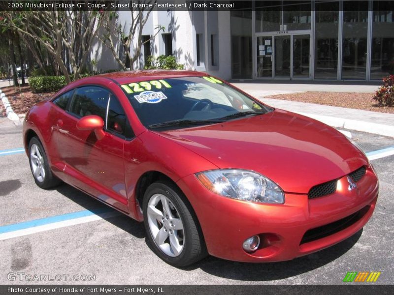 Sunset Orange Pearlescent / Dark Charcoal 2006 Mitsubishi Eclipse GT Coupe