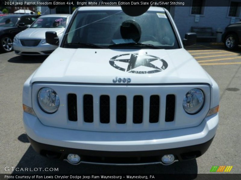 Bright White / Freedom Edition Dark Slate Gray/Silver Stitching 2014 Jeep Patriot Freedom Edition 4x4