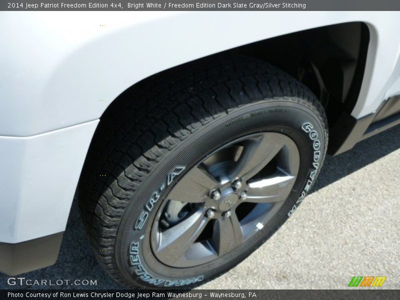 Bright White / Freedom Edition Dark Slate Gray/Silver Stitching 2014 Jeep Patriot Freedom Edition 4x4