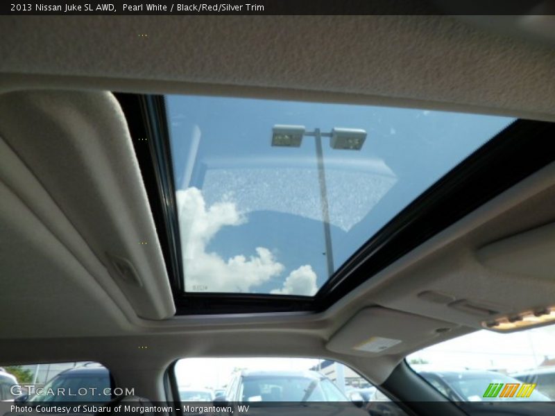 Pearl White / Black/Red/Silver Trim 2013 Nissan Juke SL AWD