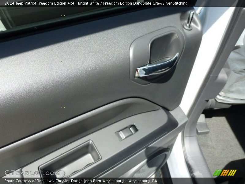 Bright White / Freedom Edition Dark Slate Gray/Silver Stitching 2014 Jeep Patriot Freedom Edition 4x4