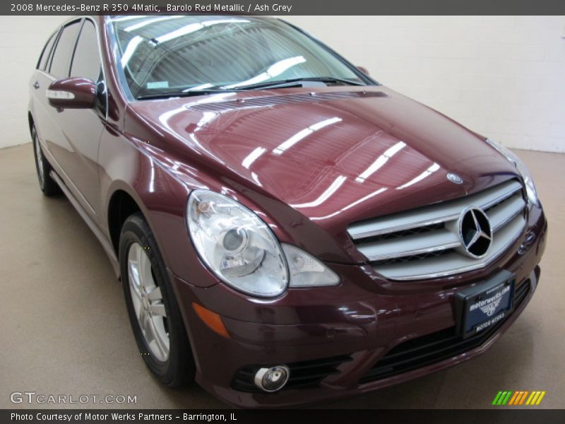 Barolo Red Metallic / Ash Grey 2008 Mercedes-Benz R 350 4Matic