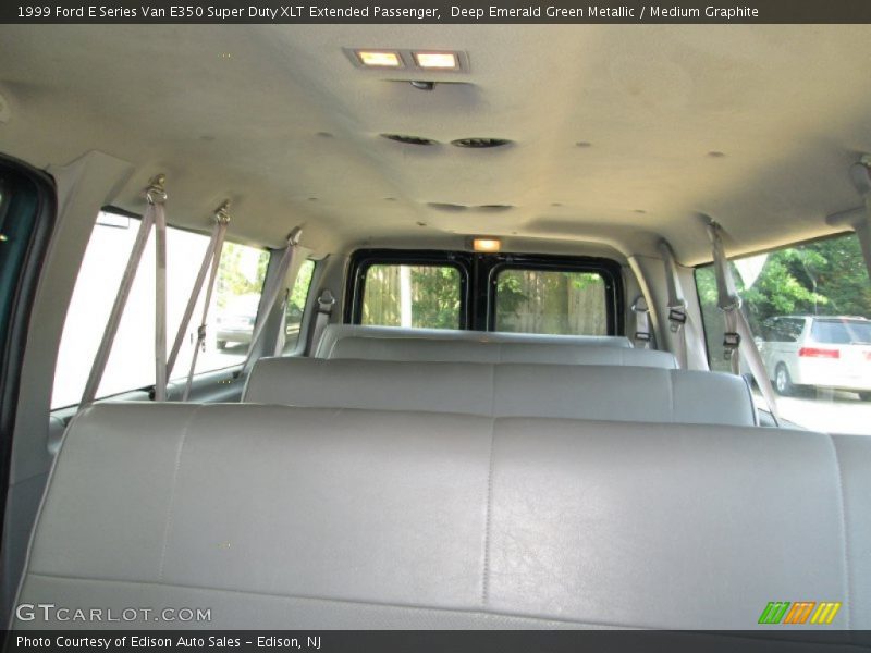 Deep Emerald Green Metallic / Medium Graphite 1999 Ford E Series Van E350 Super Duty XLT Extended Passenger