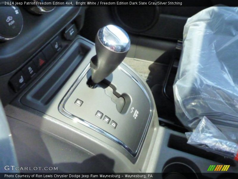 Bright White / Freedom Edition Dark Slate Gray/Silver Stitching 2014 Jeep Patriot Freedom Edition 4x4