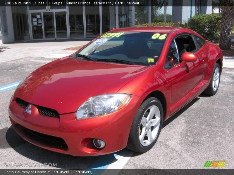 Sunset Orange Pearlescent / Dark Charcoal 2006 Mitsubishi Eclipse GT Coupe