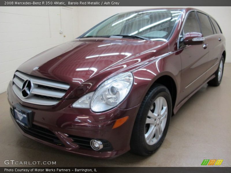 Barolo Red Metallic / Ash Grey 2008 Mercedes-Benz R 350 4Matic