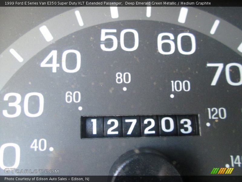 Deep Emerald Green Metallic / Medium Graphite 1999 Ford E Series Van E350 Super Duty XLT Extended Passenger